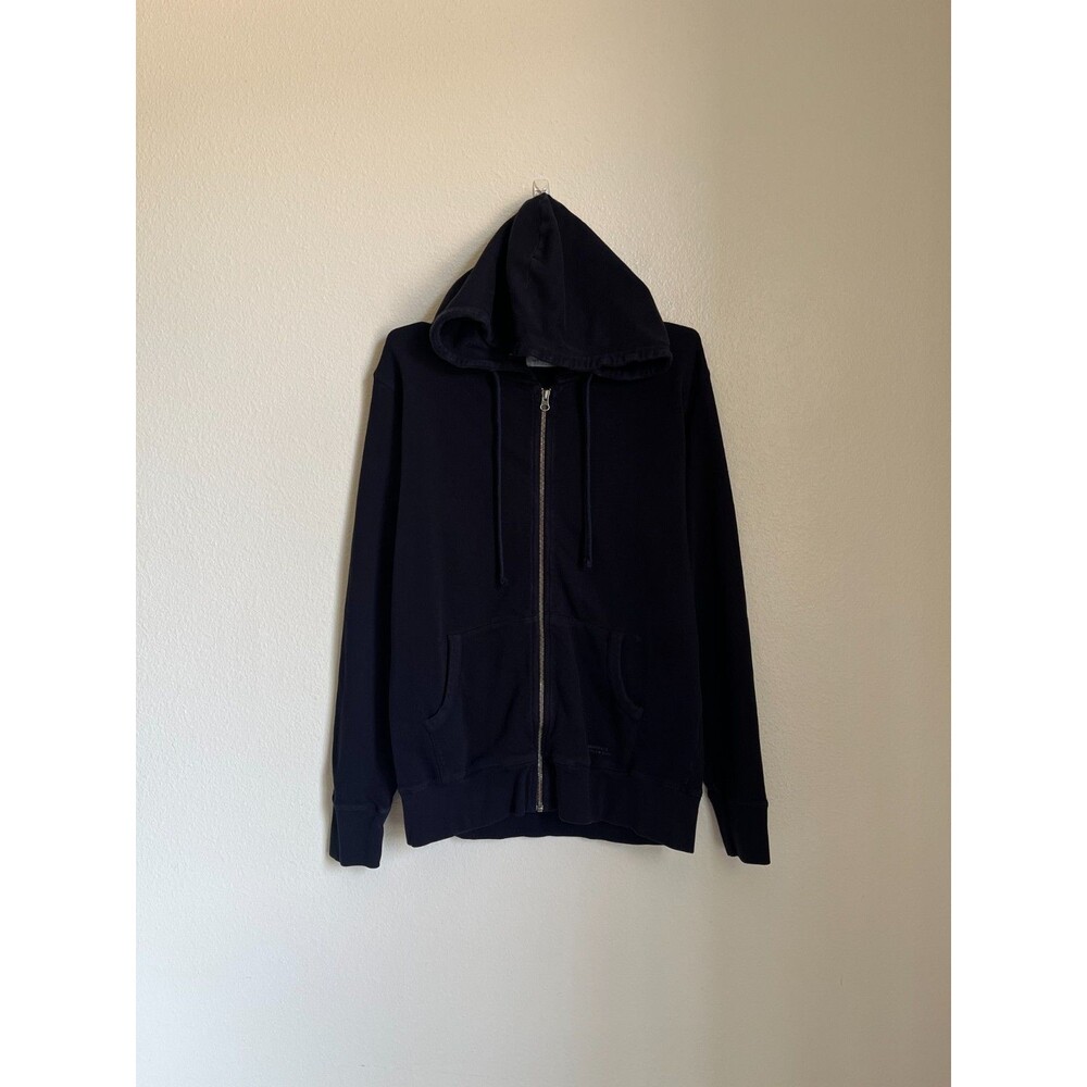 SATURDAYS NYC Men's JP Heavyweight Zip Hoodie in Midnight (Navy) Size MEDIUM